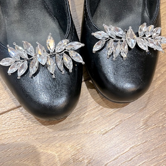 Jewelled bling wedding shoe clips - Picture 6 of 6